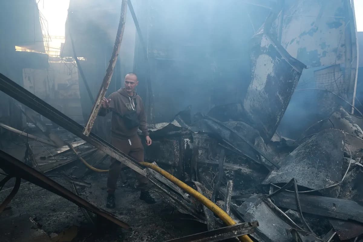 Russia Strikes Cargo Ship Near Odessa, Ukraine