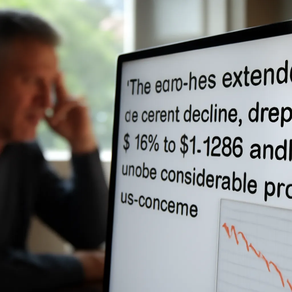 Euro Weakens Amid French Debt Concerns and Political Uncertainty