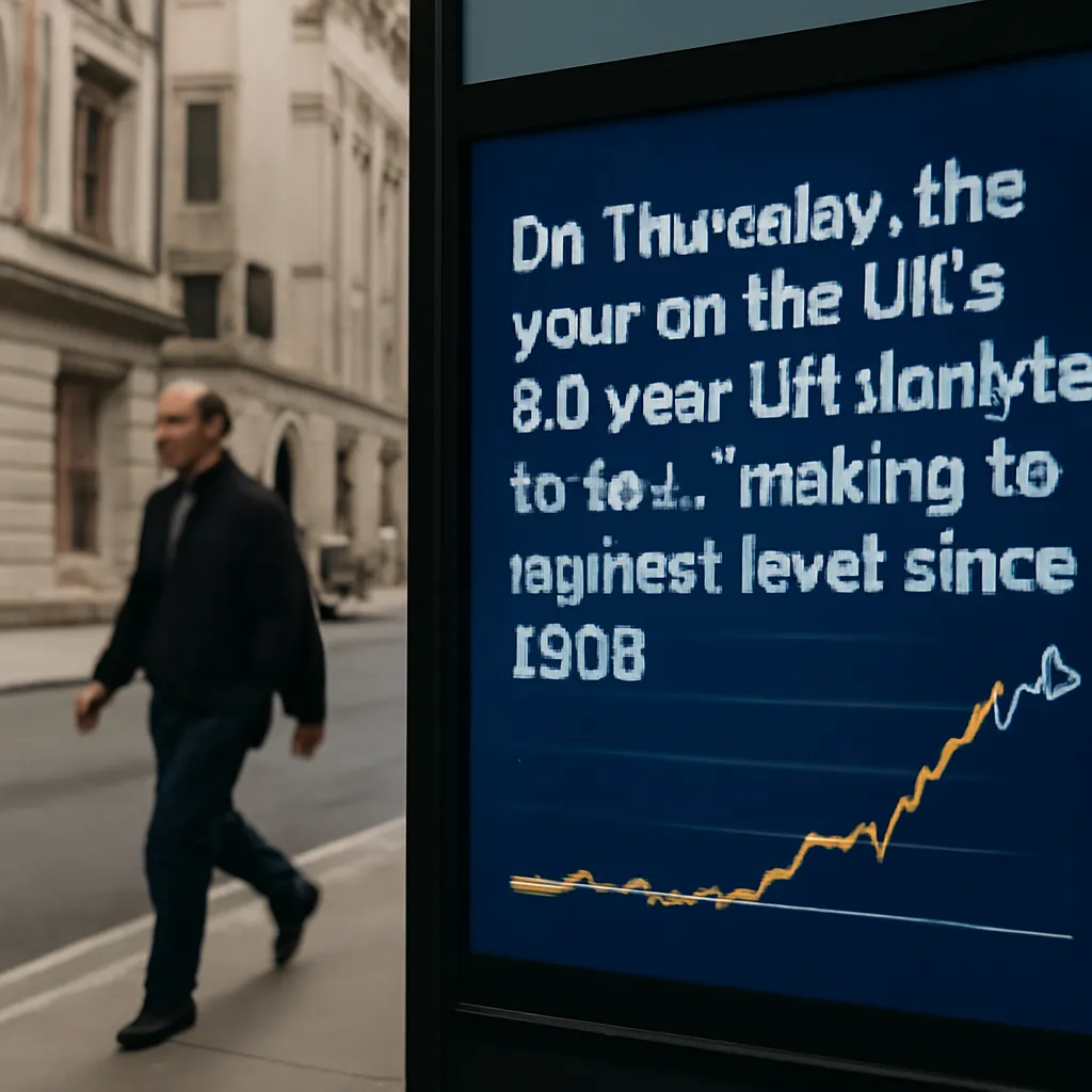 UK 30-Year Gilt Yield Hits 6%, Highest Since 1998 Amid Global Pressure