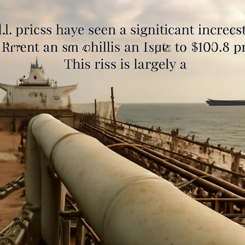 Oil Prices Surge 4% Amid Attacks in the Strait of Hormuz
